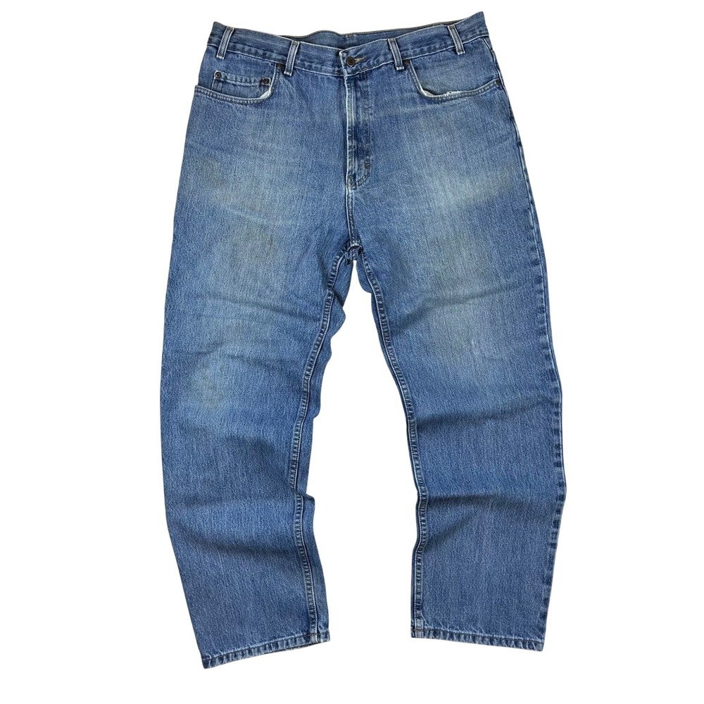 Costco Jeans Mens 38x32 Blue‎ Denim Relaxed Fit Casual Everyday Pants